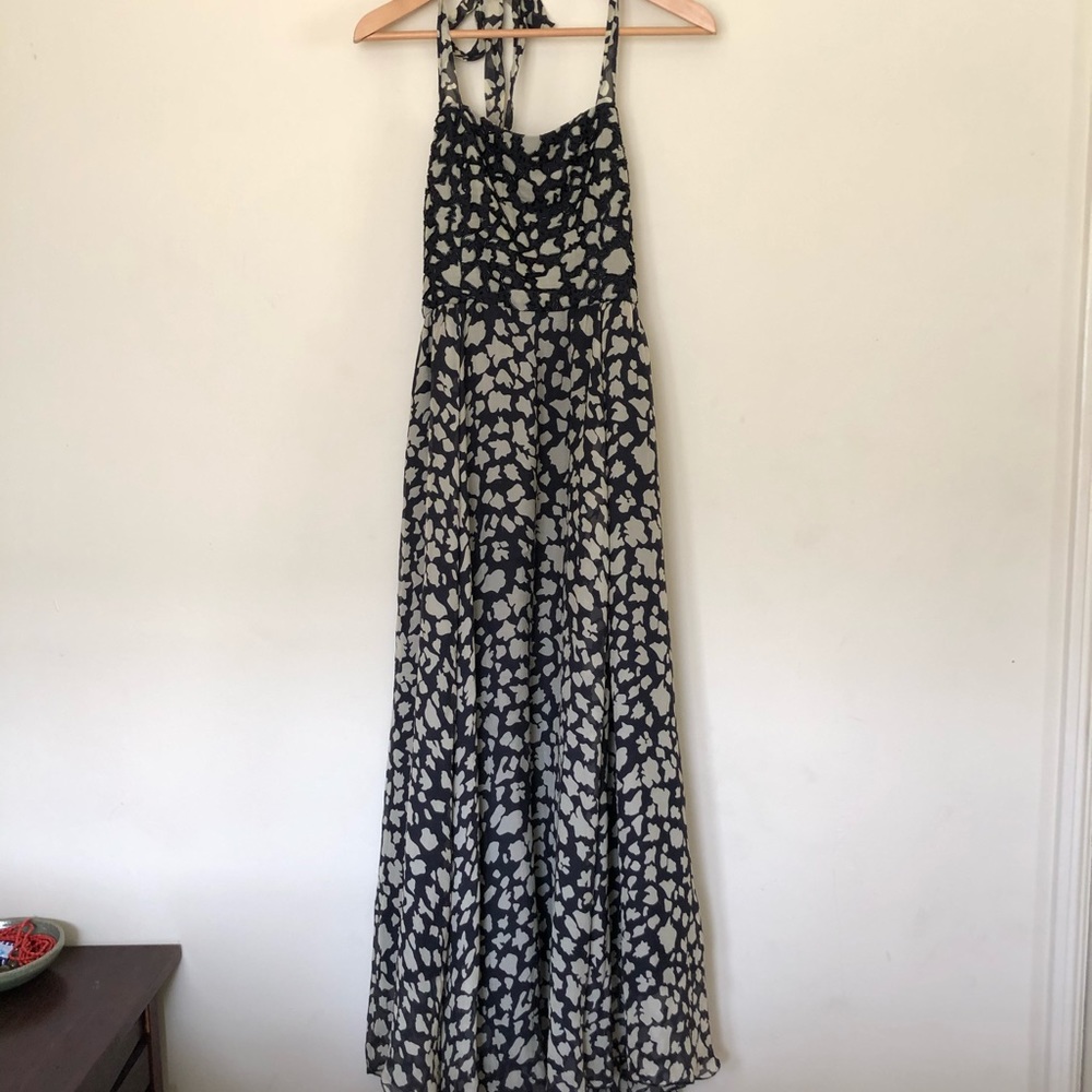 Winter Kate Silk Halter Maxi